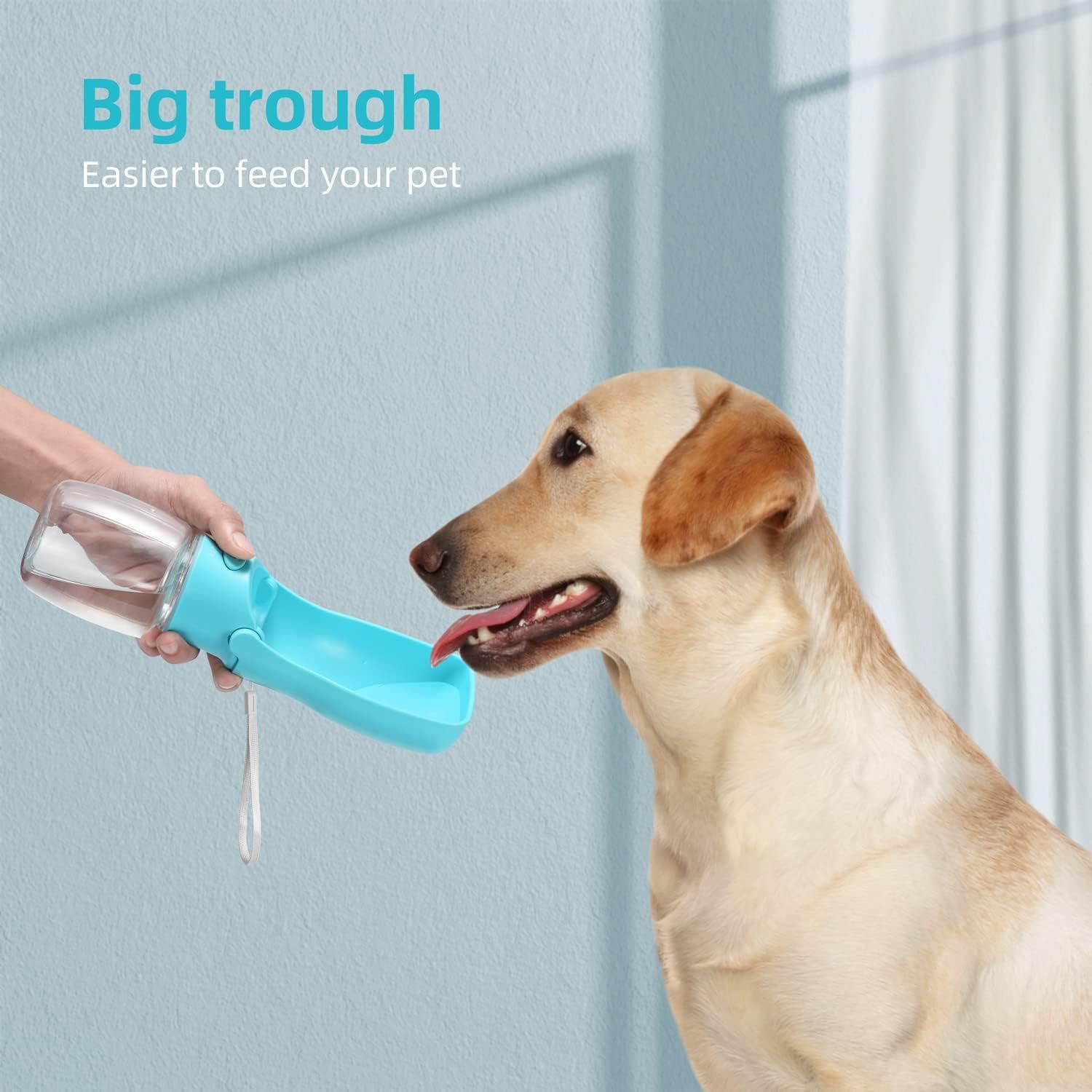Portable Dog Water Bottle For Walking Portable Pet Water Bottles For Puppy Small Medium Large Dogs Water Dispenser Dog Water Bowl Dog Accessories - Image 4