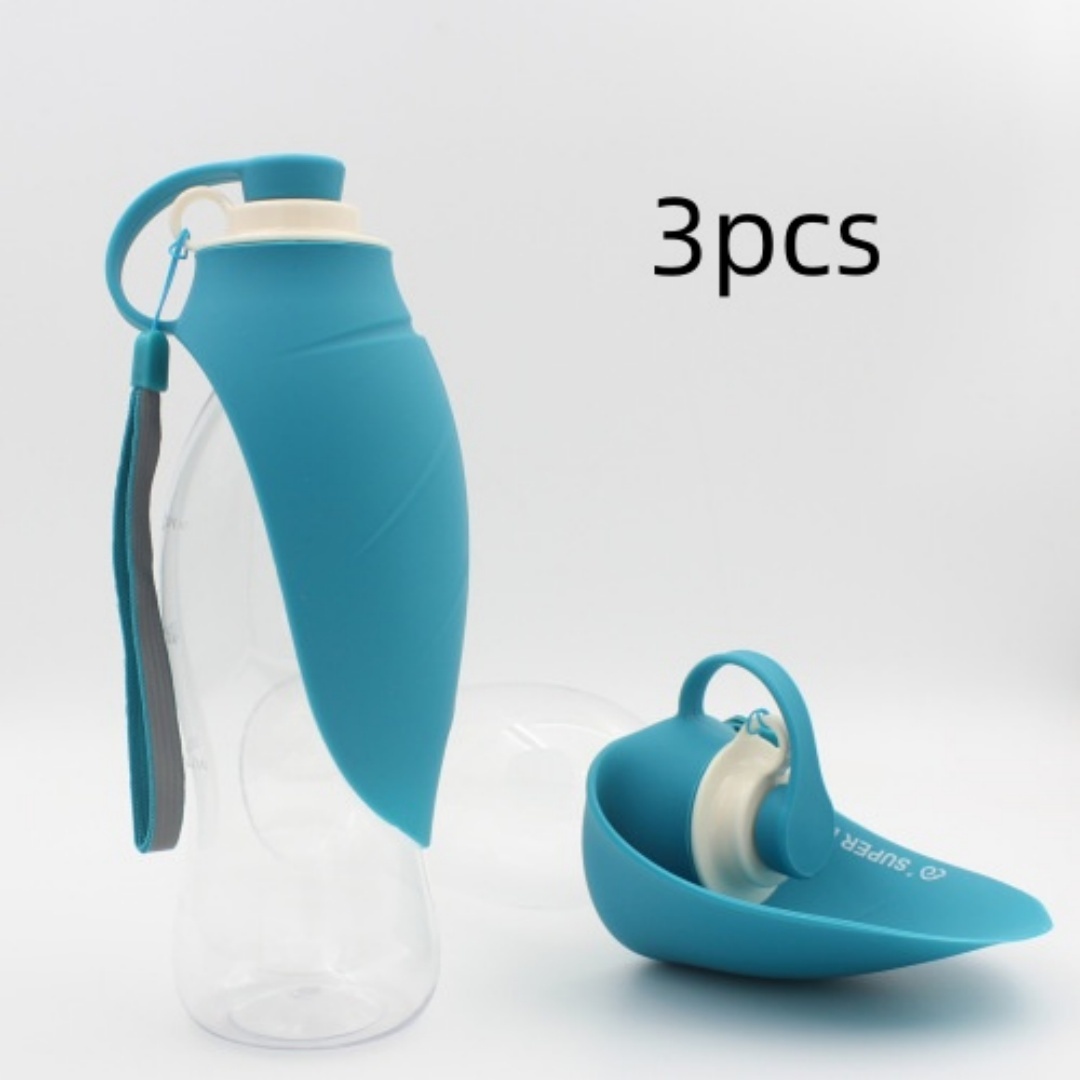 Portable Pet Water Dispenser Feeder Leak Proof With Drinking Cup Dish Bowl Dog Water Bottle - Image 9