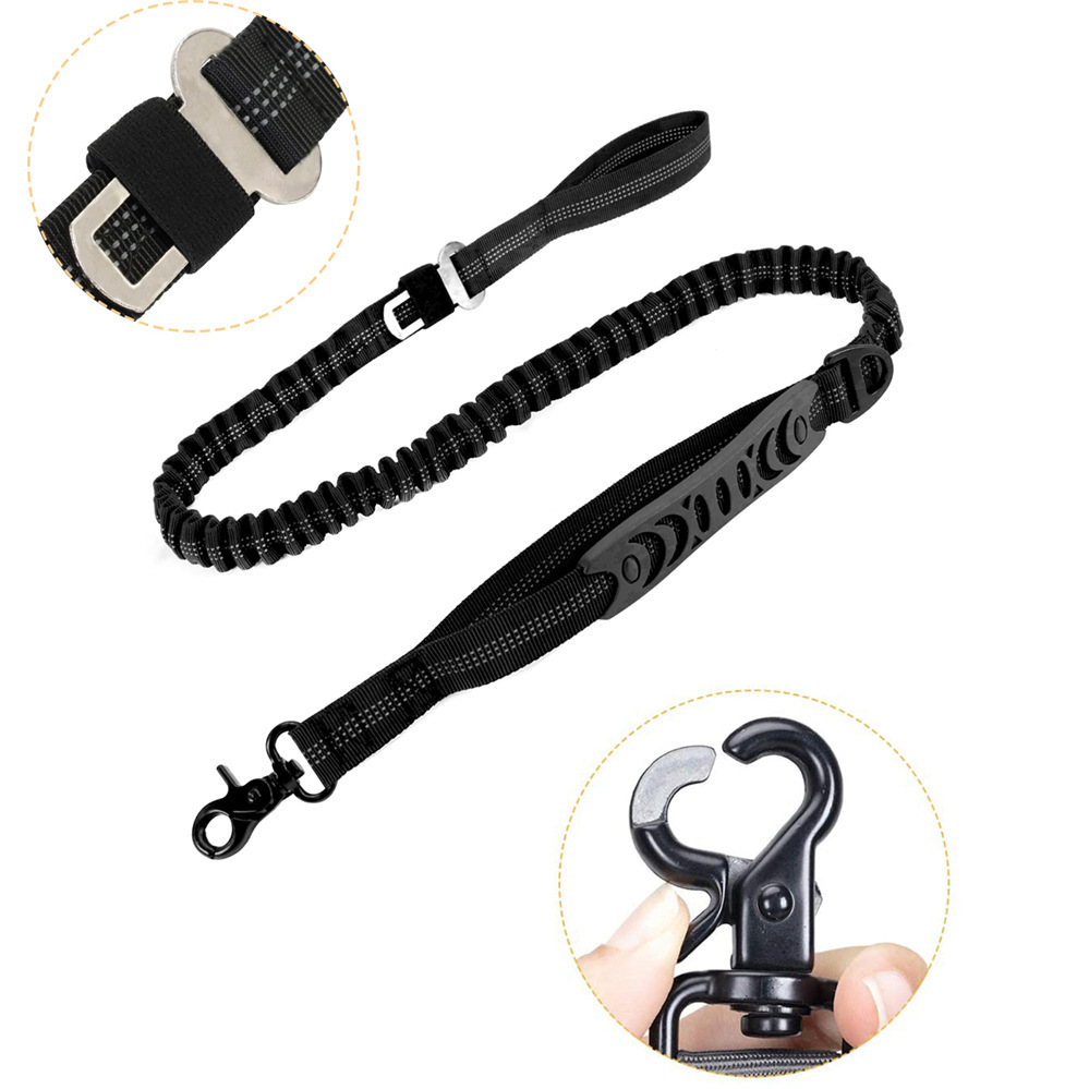 Dog Leash, Dog Leash For Large Dogs, Multifunctional Dog Leashes For Medium Dogs, Adjustable Dog Leash With Car Seatbelt, 4-6 FT Strong Bungee Dog Leash - Image 7