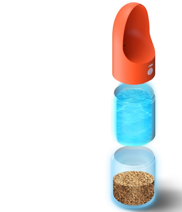 Pet Drinking Cup Pet Water Bottle Convenient Easy To Use Splash-Proof Splash-Proof One-Key Lock ABS Standard - Image 9