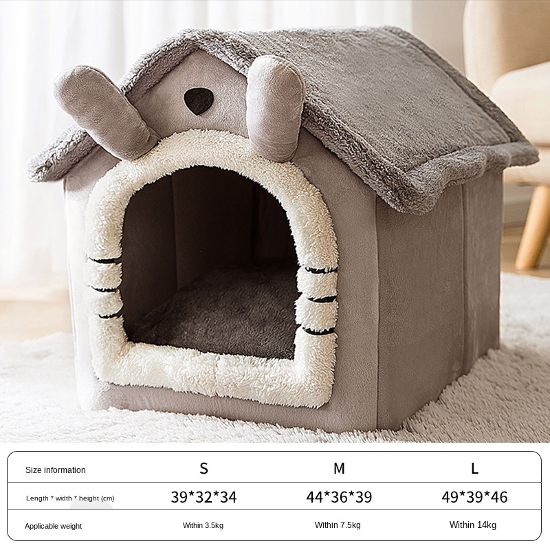 Pet Bed Small Dog Teddy Cat Litter Four Seasons Universal Dog House Dog Bed Pets Supplies - Image 4