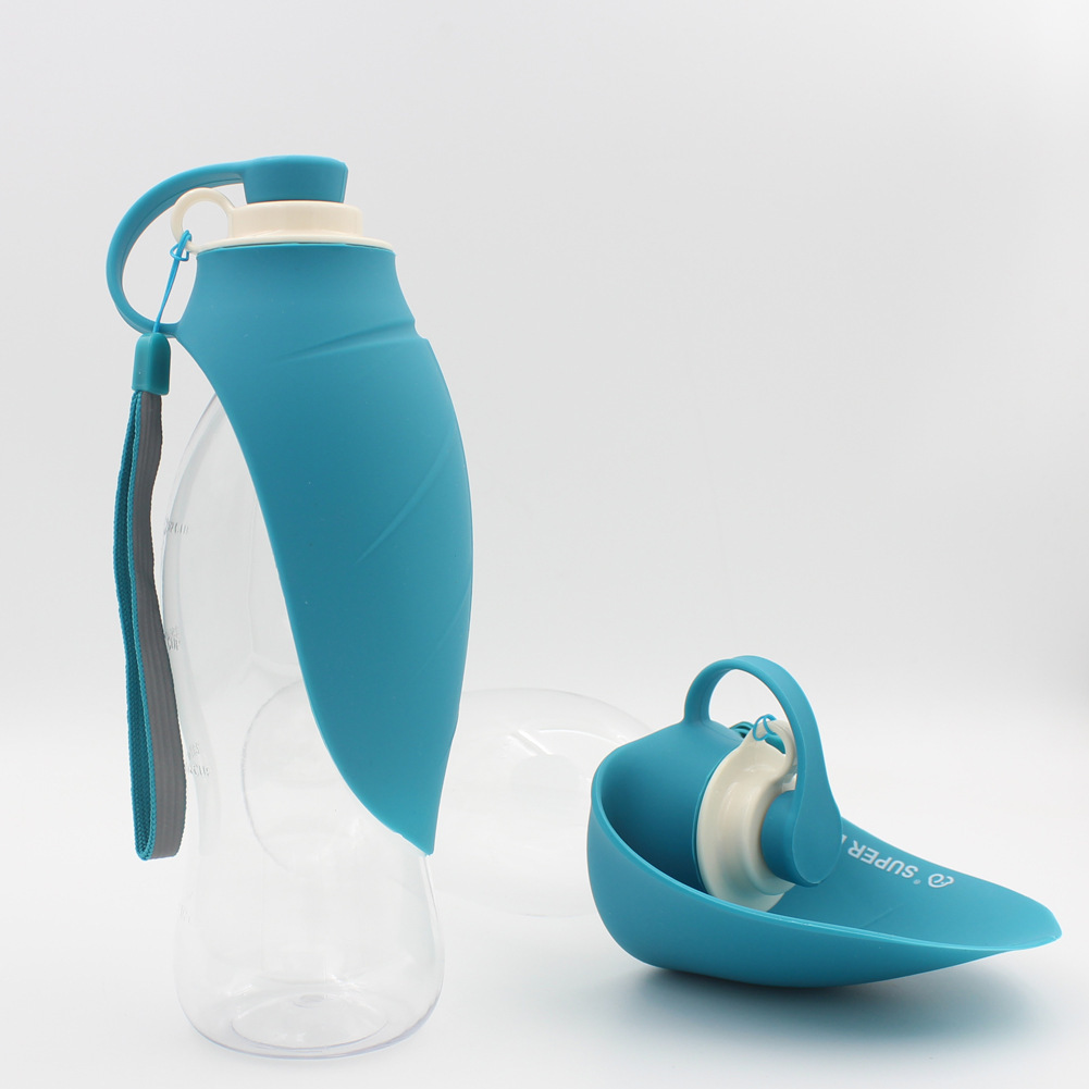 Portable Pet Water Dispenser Feeder Leak Proof With Drinking Cup Dish Bowl Dog Water Bottle - Image 4