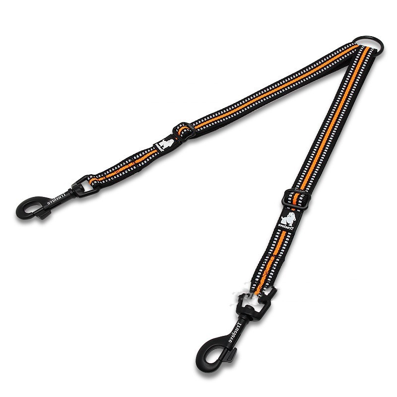 Leash Head Dog Leash Outside Into Double Head Convenient - Image 5