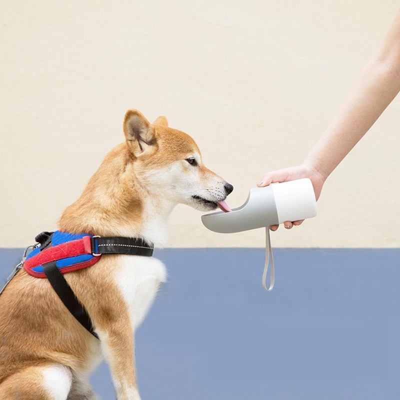 Pet Drinking Cup Pet Water Bottle Convenient Easy To Use Splash-Proof Splash-Proof One-Key Lock ABS Standard - Image 2
