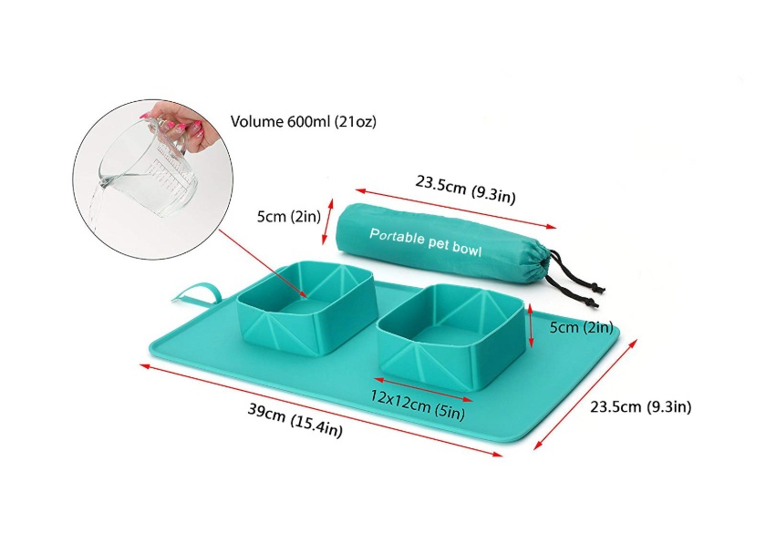 Dogs Puppy Bowls Silicone Bowls - Image 4