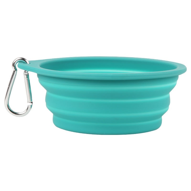 Outdoor Dog Folding Bowl Silicone Pet Bowl Drinking And Eating Dual-purpose Bowl Portable Dog Basin - Image 9