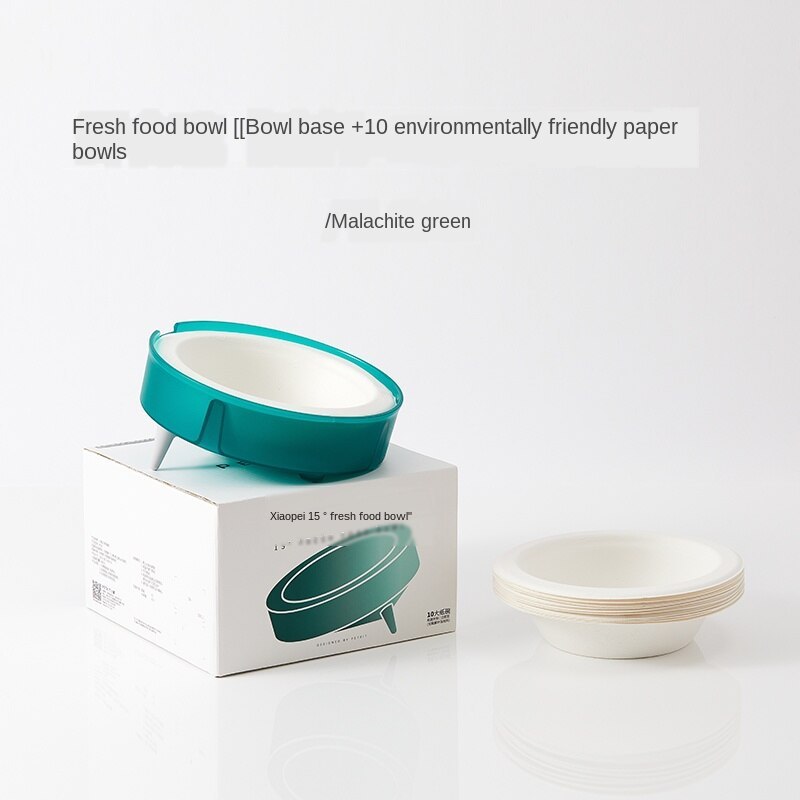 Cat Disposable Food Bowl Replaceable Portable Bowl Dog Feeders Cat Bowls Bowl Holder Eco-friendly Paper Bowl - Image 6