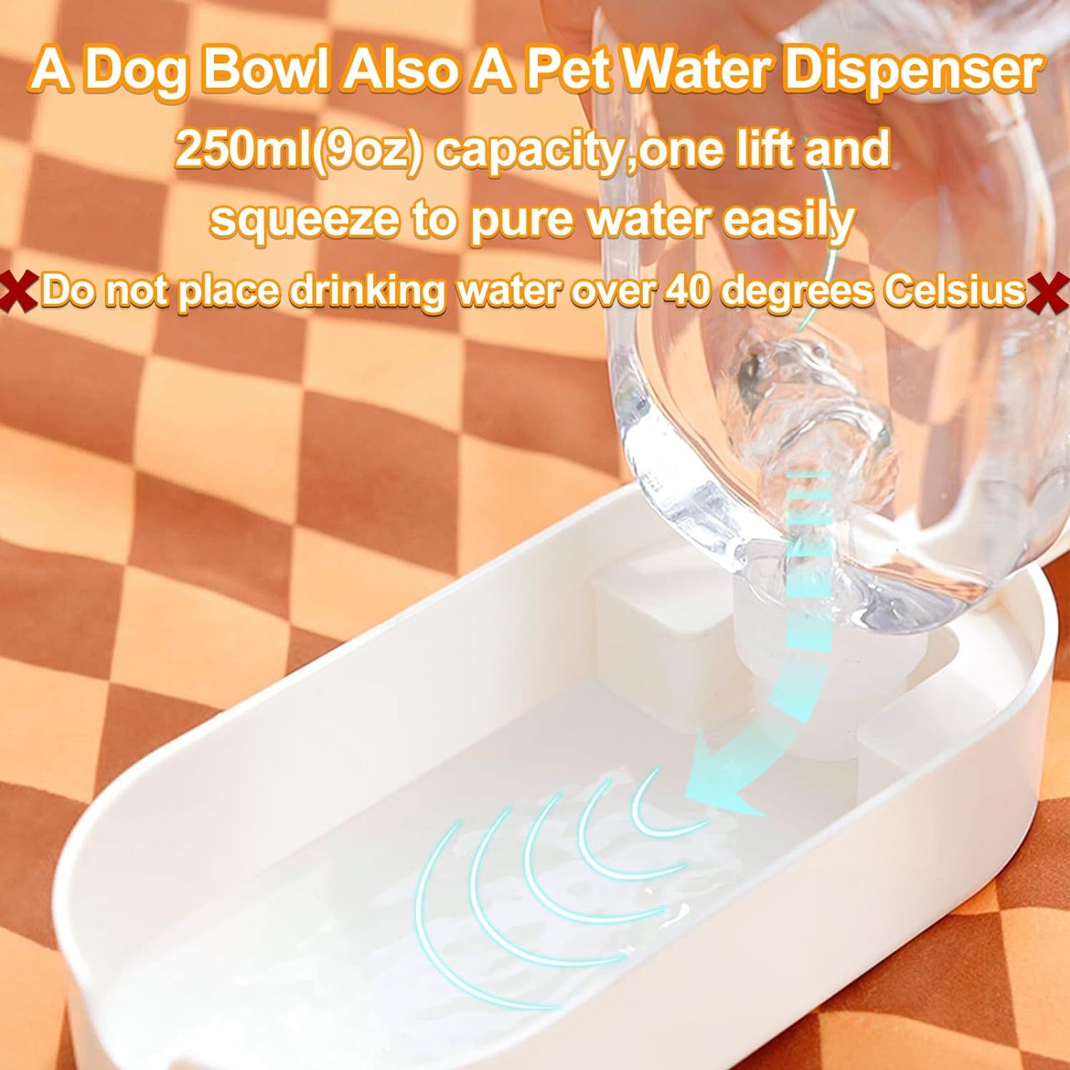 Dog Water Bottle Dog Bowl 2-in-1 Food Container Large Enough For Dog Treats Steak Sticks Bars Portable Pet Water Dispenser For Hiking Travel Cat Bowls And Pet Water Bottle - Image 6