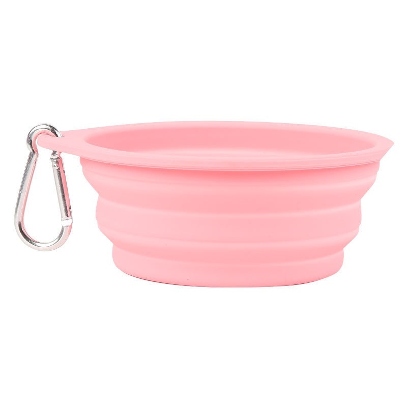 Outdoor Dog Folding Bowl Silicone Pet Bowl Drinking And Eating Dual-purpose Bowl Portable Dog Basin - Image 10