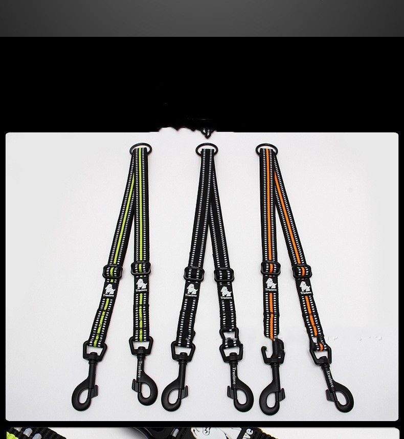 Leash Head Dog Leash Outside Into Double Head Convenient - Image 2