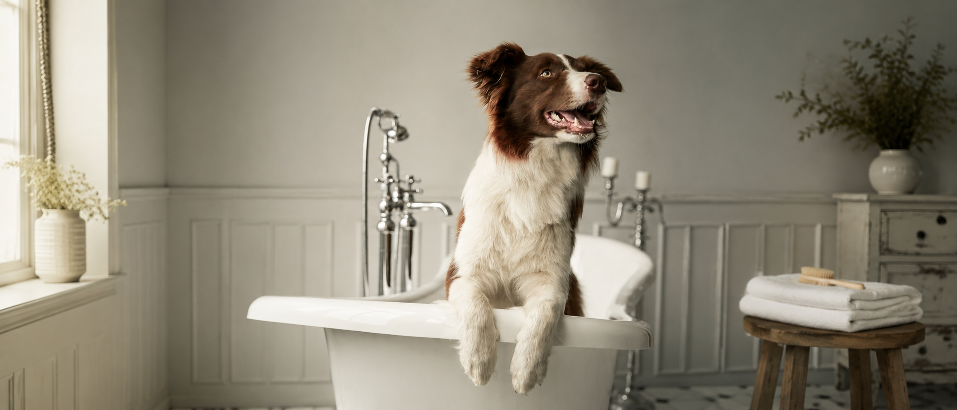 Pet enjoying a comfortable everyday moment at home