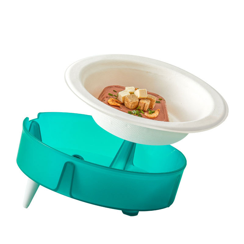 Cat Disposable Food Bowl Replaceable Portable Bowl Dog Feeders Cat Bowls Bowl Holder Eco-friendly Paper Bowl - Image 8