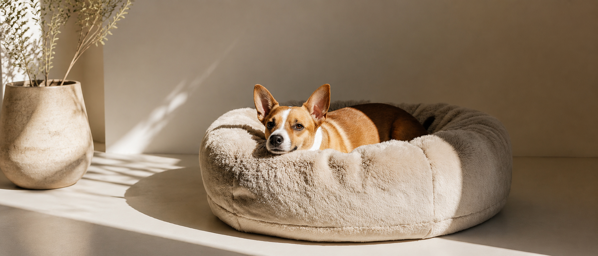 Pet enjoying a relaxed everyday moment at home