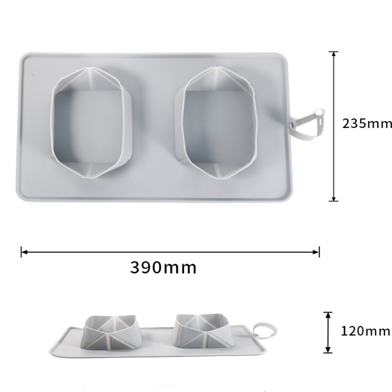 Generic Portable Pet Feeder Silicone Bowls For Dog And Cat Travel Collapsible Dish For Food And Water - Image 2
