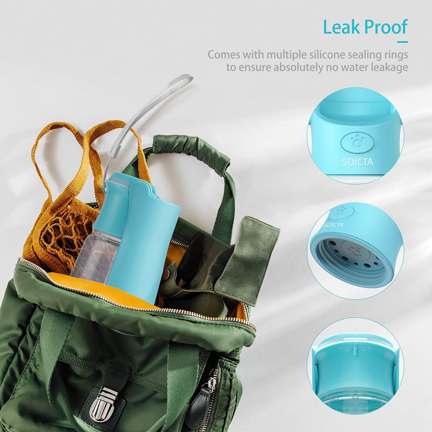 Portable Dog Water Bottle For Walking Portable Pet Water Bottles For Puppy Small Medium Large Dogs Water Dispenser Dog Water Bowl Dog Accessories - Image 5