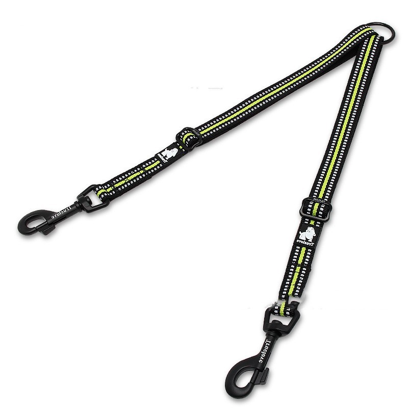 Leash Head Dog Leash Outside Into Double Head Convenient - Image 6
