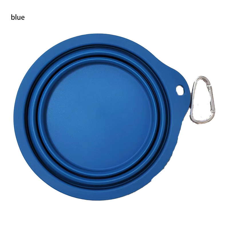Outdoor Dog Folding Bowl Silicone Pet Bowl Drinking And Eating Dual-purpose Bowl Portable Dog Basin - Image 8