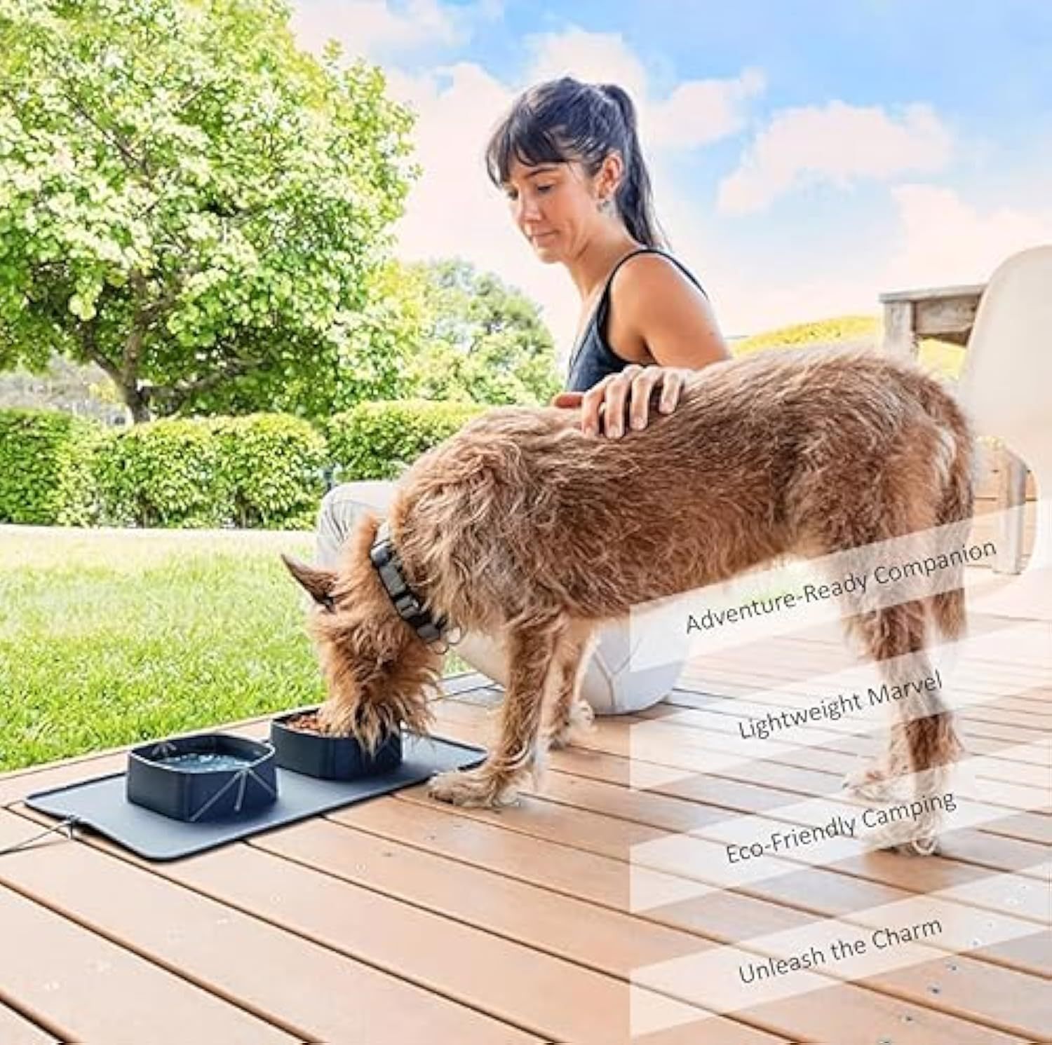 Generic Portable Pet Feeder Silicone Bowls For Dog And Cat Travel Collapsible Dish For Food And Water - Image 5