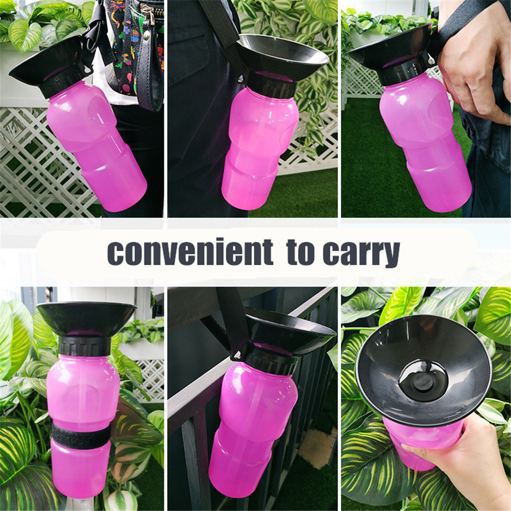 Pet Dog Drinking Water Bottle Sports Squeeze Type Puppy Cat Portable Travel Outdoor Feed Bowl Drinking Water Jug Cup Dispenser - Image 3